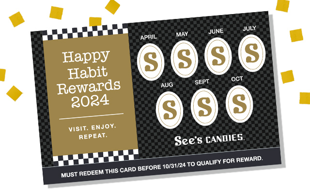 Happy Habit Rewards Card