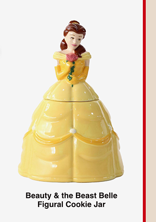 Beauty and the Beast Belle Figural Cookie Jar