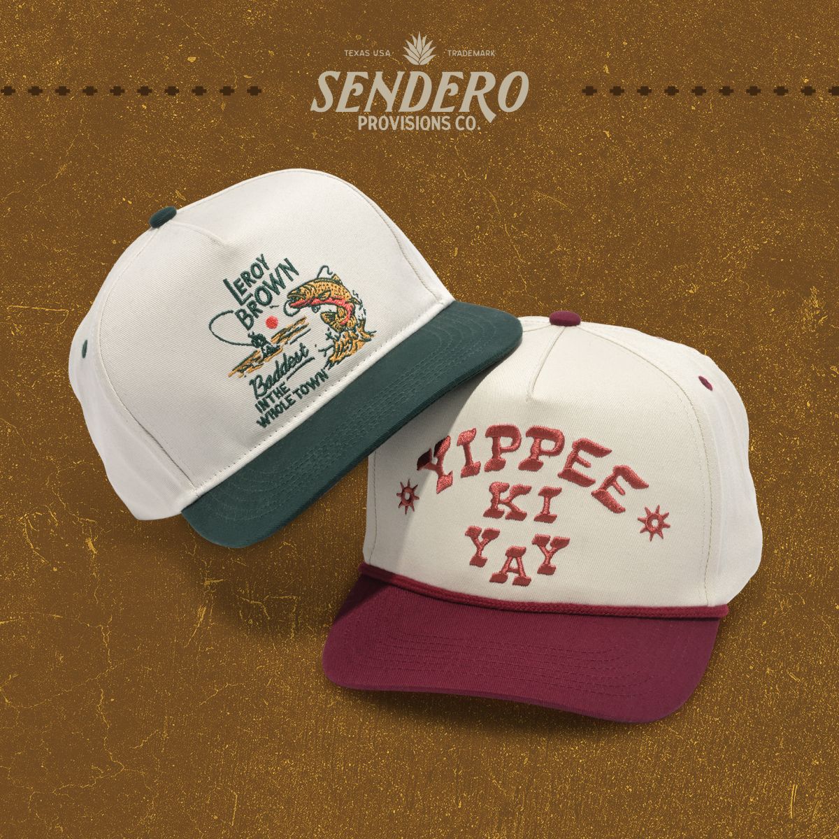 Check out our newest hats today, like these bucket hats from Sendero.