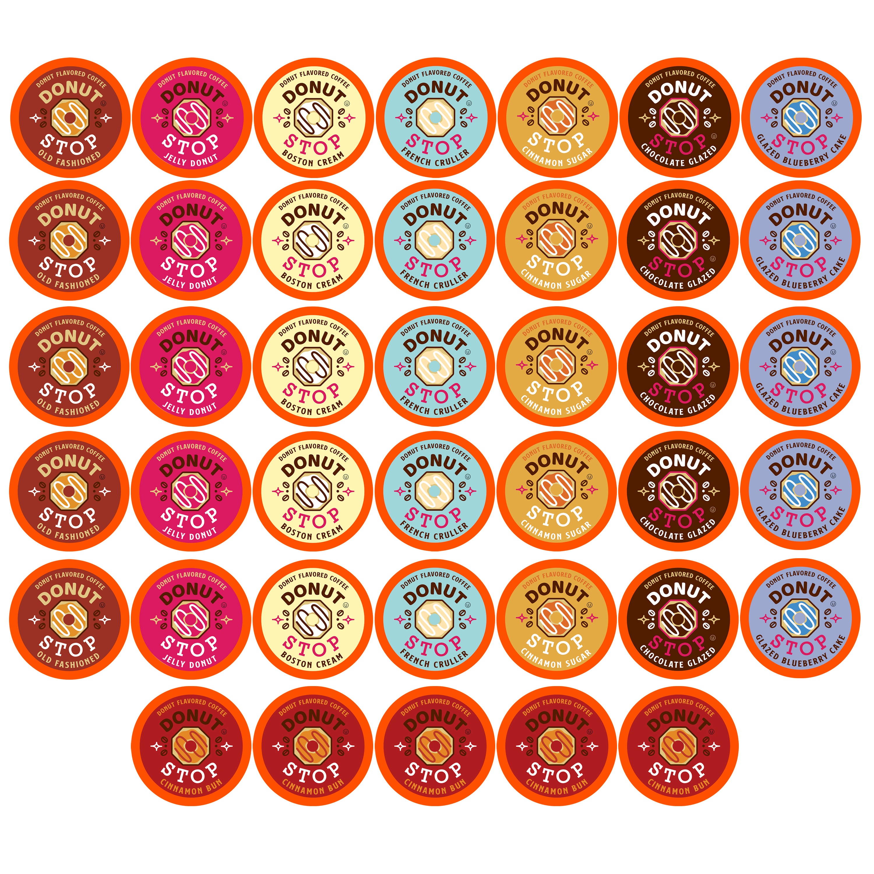 Image of Donut Stop Donut Assorted Donut Coffee Pods Variety Pack