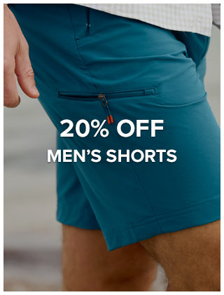 20% Off Men's Shorts