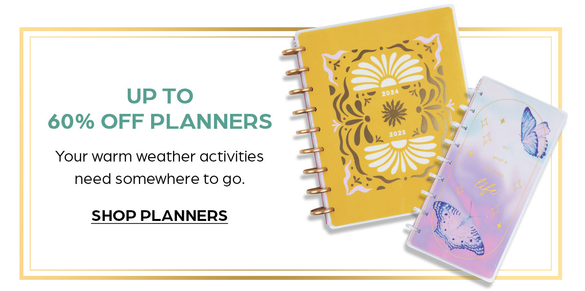 Up to 60% OFF Planners