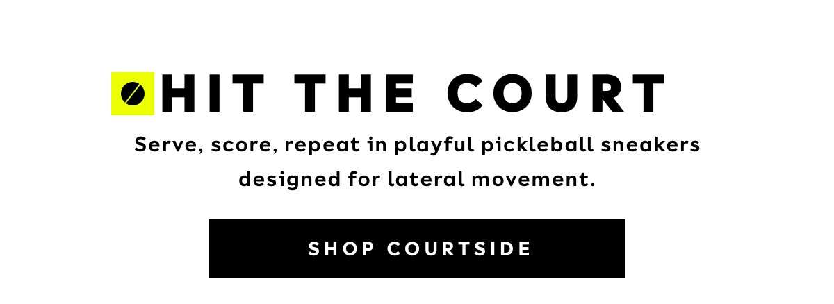 Hit The Court | Serve, Score, Repeat In Playful Pickleball Sneakers Designed For Lateral Movement. | Shop Courtside