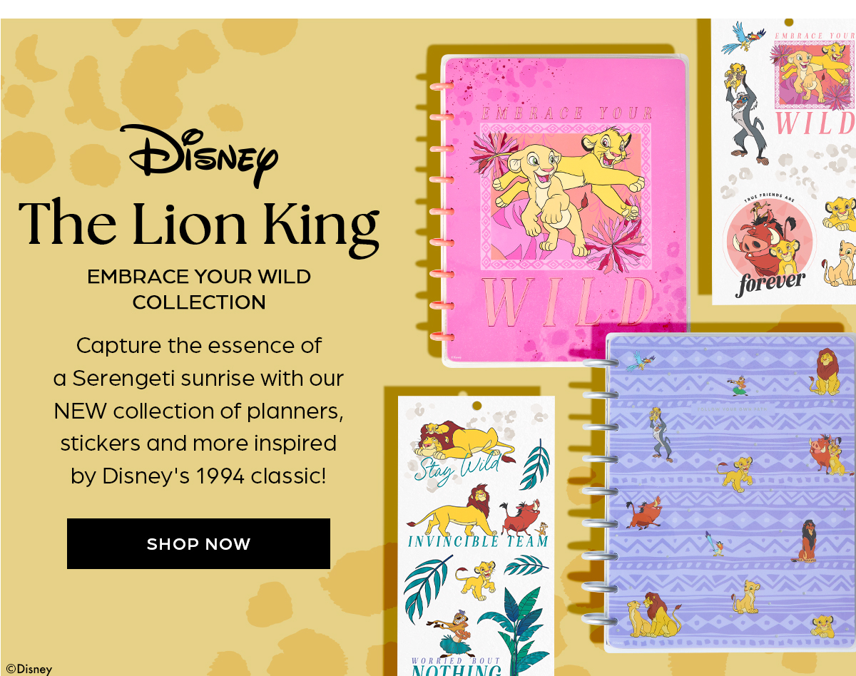 Disney The Lion King Embrace Your Wild Collection