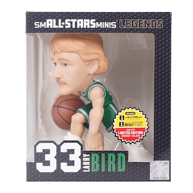 Larry Bird  smALL-STARS Minis 6" Vinyl Figurine - Look for Limited Edition Uncommon, Rare, and Ultra Rare Solid Team Color Variants