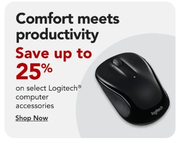 Save up to 25% on select Logitech