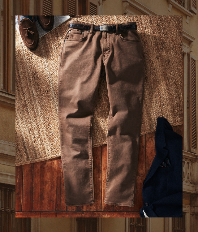 Sullivan Slim Knitlike Chino Pant