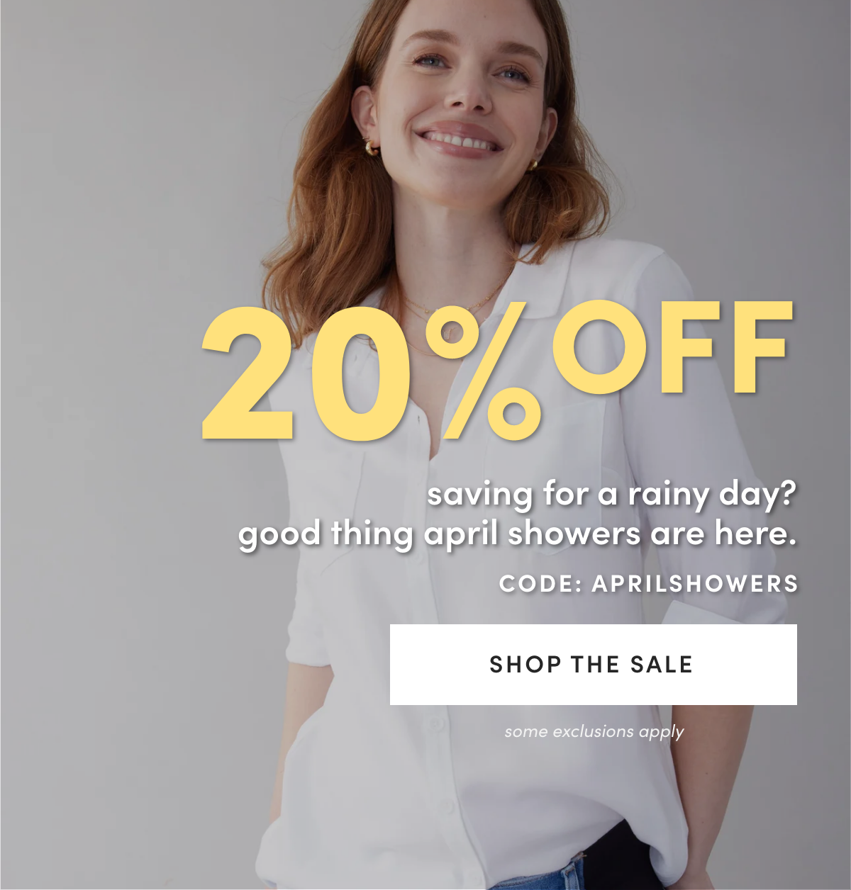 Shop the Sale - 20% Off