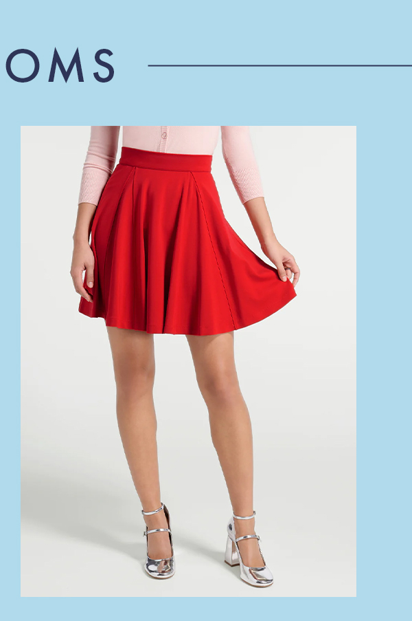 Godet All Night Skater Skirt