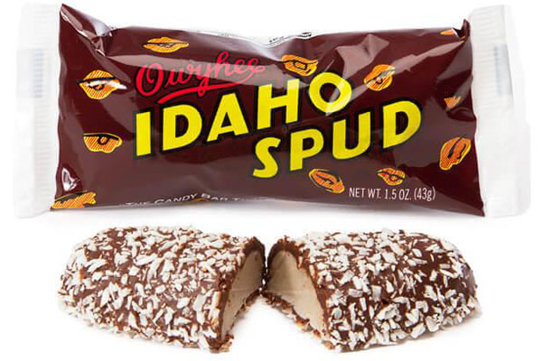 127448 - Idaho Spud Candy Bars: 18-Piece Box