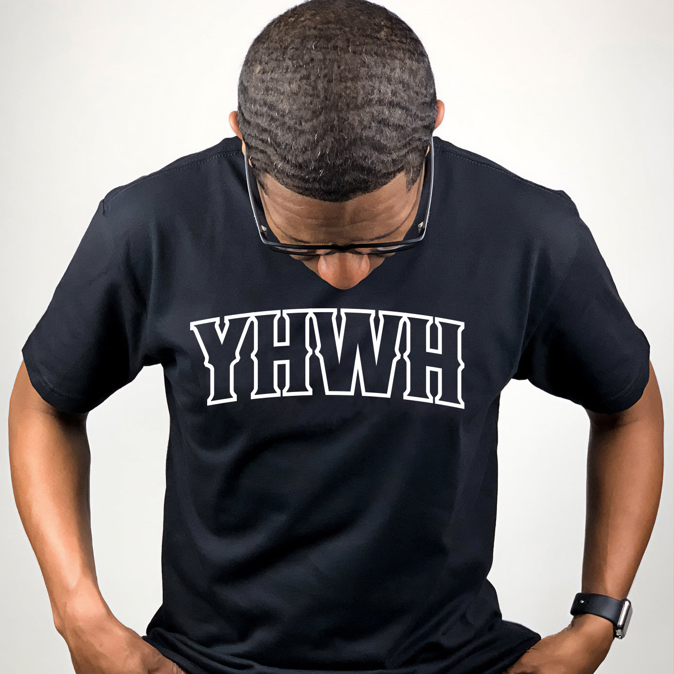 Image of YHWH T-Shirt (Black & White)