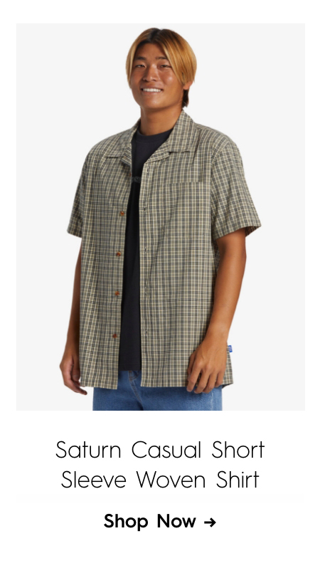 Saturn Casual Short Sleeve Woven Shirt