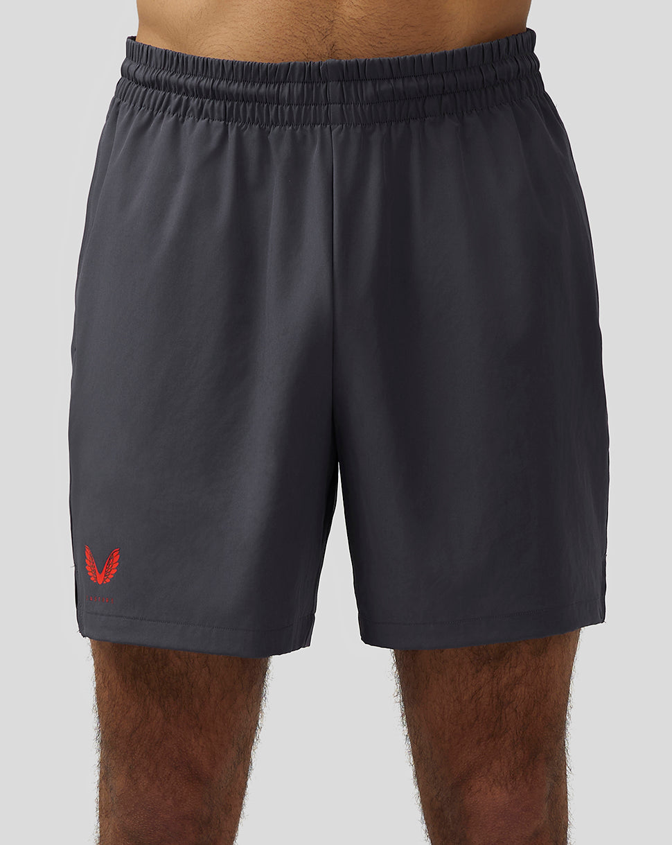 Image of Men’s Adapt 7” Stretch Woven Shorts - Pewter Blue