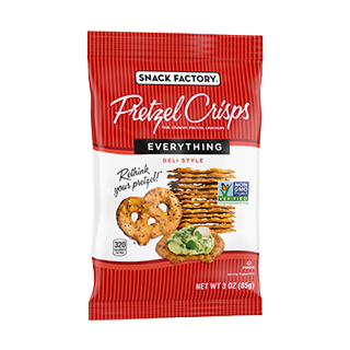 Snack Factory everything pretzel crisps