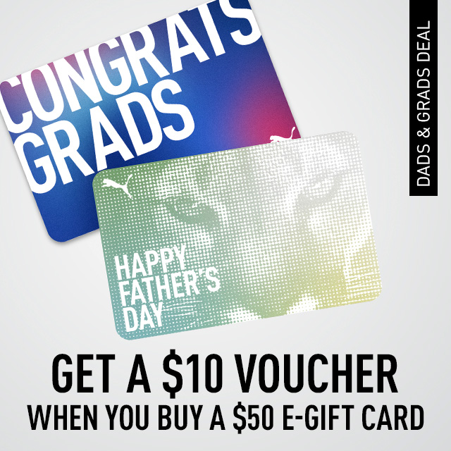 GET A $10 VOUCHER WHEN YOU BUY a $50 E-GIFT CARD