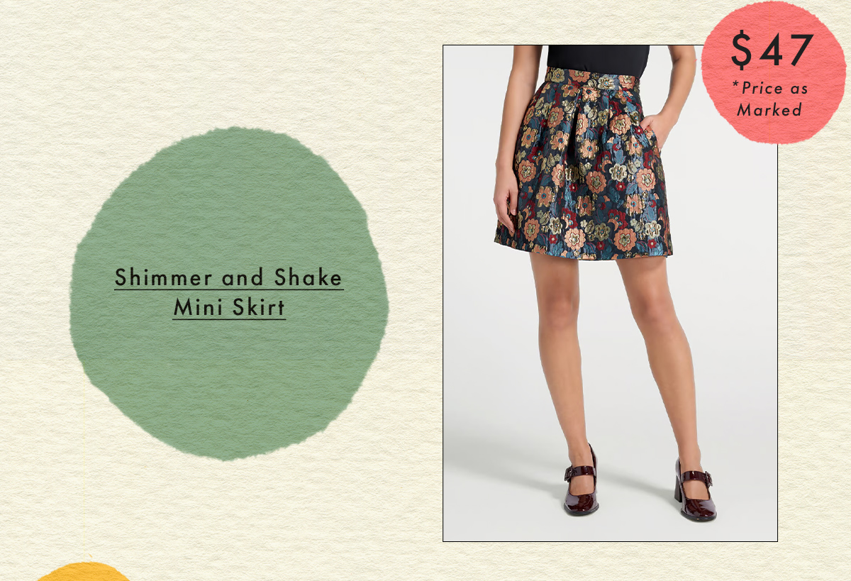 Shimmer and Shake Mini Skirt