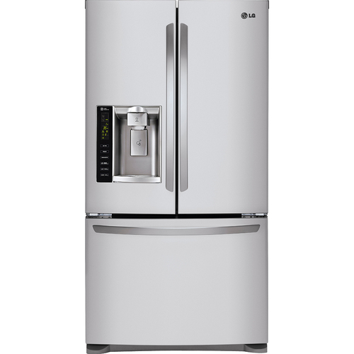 LG 24.1 CuFt Ultra Large French Door Refrigerator in Stainless Steel