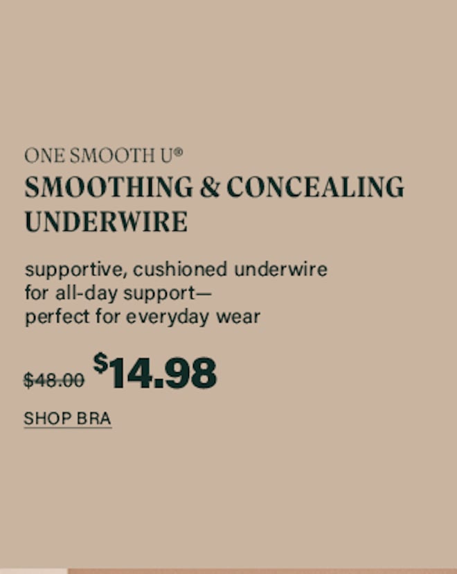 One Smooth U Smoothing & Concealing Underwire Bra