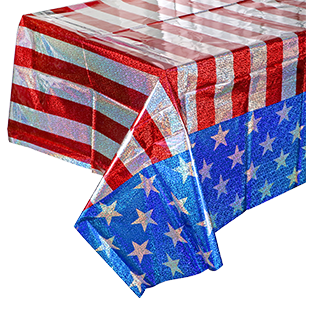 54x108-in. patriotic tablecloth