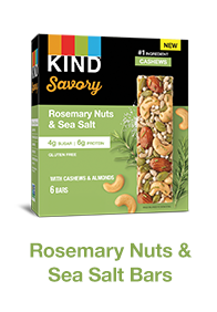 Rosemary Nuts & Sea Salt Bars