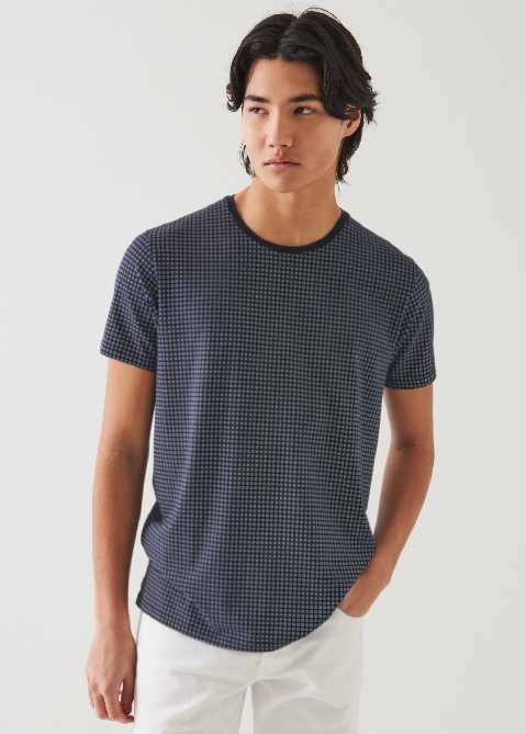 PIMA COTTON STRETCH PRINTED T-SHIRT